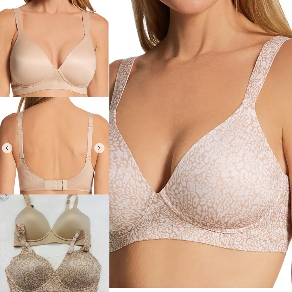 2 Bali Ultimate Wire Free Nude and Patterned Bra